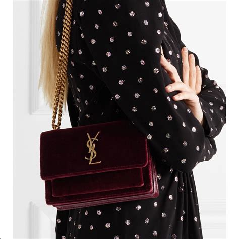 sac yves saint laurent sunset rouge|ysl sunset bag.